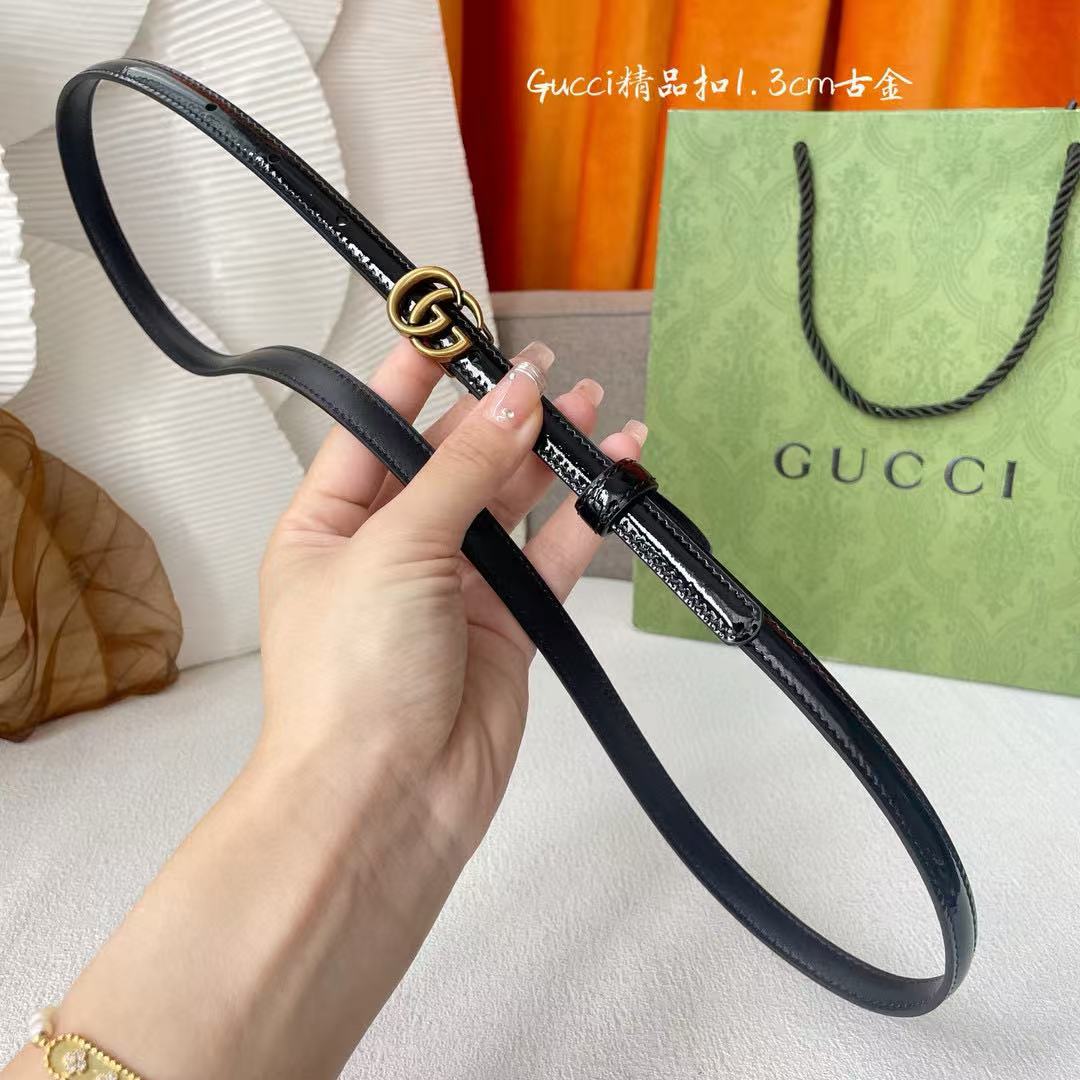 Gucci GG belt with Double G buckle 13mm