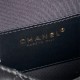 Chanel Hobo handbag AS5293 Shiny calfskin & gold-tone metal Black High