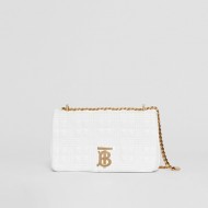 Small Quilted Lambskin Lola Bag White High