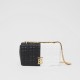 Small Quilted Two-tone Lambskin Lola Bag White Black High