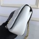 Small Quilted Two-tone Lambskin Lola Bag White Black High