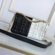 Small Quilted Two-tone Lambskin Lola Bag White Black High