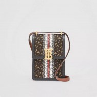 Monogram Stripe E-canvas Robin Bag High