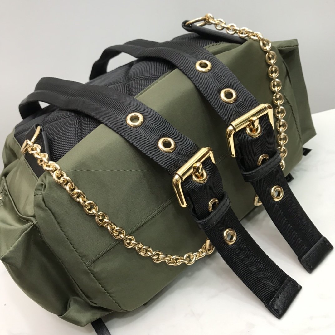 Burberry Rucksack Backpack Green High