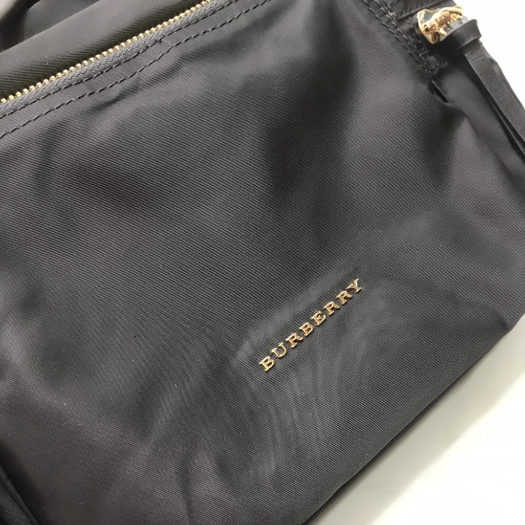 Burberry Rucksack Backpack Black Brown High