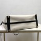 The Medium Soft Cotton Canvas Belt Bag Black High