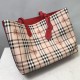 Burberry Tote Red High