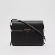 Large Leather Grace Bag Black High