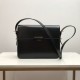 Large Leather Grace Bag Black High