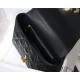 MEDIUM Dior CARO BAG Supple Cannage Calfskin Black High