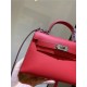 Hermes Kelly Mini II Bag Epsom Leather In Rouge H CTN High