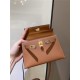 Hermes Kelly Mini II Bag Epsom Leather In Gold CTN High