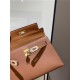 Hermes Kelly Mini II Bag Epsom Leather In Gold CTN High