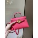 Hermes Kelly Mini II Bag Epsom Leather In Rose eLipstick CTN High