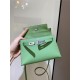 Hermes Kelly Mini II Bag Epsom Leather In Vert Criquet CTN High