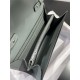 Hermes Constance To Go Long Wallet Epsom Leather Grey-Green Silver-Metal WAX High