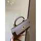 Hermes Kelly Mini II Bag Epsom Leather In Etoupe CTN High