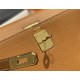 Hermes Kelly 25/28cm Sellier Bag Epsom Leather Silver/Gold Metal In Gold High