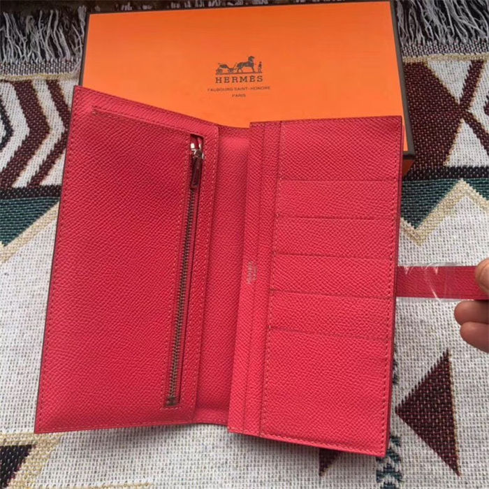 Hermes Bearn Gusset Wallet Epsom Calfskin High