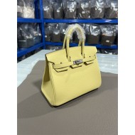 Hermes Birkin 25/30/35cm Bag Togo Leather In Jaune Poussin WAX High