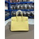 Hermes Birkin 25/30/35cm Bag Togo Leather In Jaune Poussin WAX High