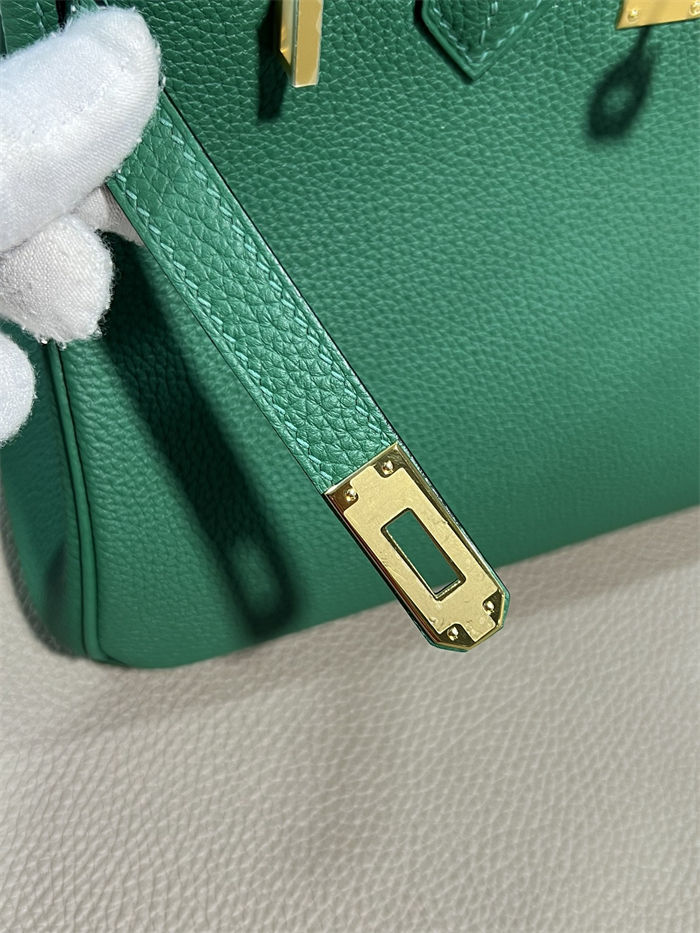 Hermes Birkin 25/30/35cm Bag Togo Leather In Vert Vertigo WAX High