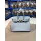 Hermes Birkin 25/30/35cm Bag Togo Leather In Blue Pale WAX High