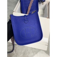 Hermes Evelyne III TPM Mini Bag Togo Leather In Royal Blue WAX High