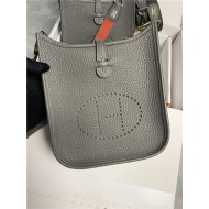 Hermes Evelyne III TPM Mini Bag Togo Leather In Dark Grey WAX High