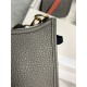 Hermes Evelyne III TPM Mini Bag Togo Leather In Dark Grey WAX High