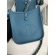 Hermes Evelyne III TPM Mini Bag Togo Leather In Denim Blue WAX High