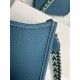 Hermes Evelyne III TPM Mini Bag Togo Leather In Denim Blue WAX High