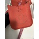 Hermes Evelyne III TPM Mini Bag Togo Leather In Red WAX High