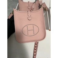 Hermes Evelyne III TPM Mini Bag Togo Leather In Pink WAX High