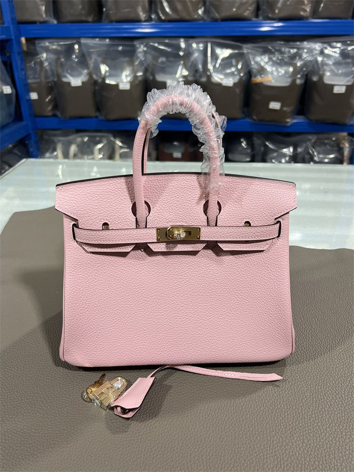 Hermes Birkin 25/30/35cm Bag Togo Leather In Rose Sakura WAX High