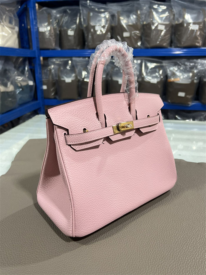 Hermes Birkin 25/30/35cm Bag Togo Leather In Rose Sakura WAX High