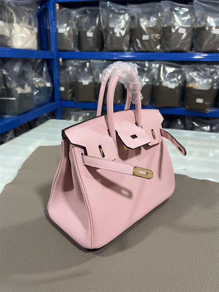 Hermes Birkin 25/30/35cm Bag Togo Leather In Rose Sakura WAX High