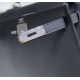 Hermes Kelly 25/28cm Sellier Bag Epsom Leather Silver/Gold Metal In Black-Silver High