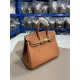 Hermes Birkin 25/30/35cm Bag Togo Leather In Gold WAX High