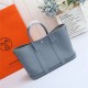 Hermes Garden Party 30/36 Bag Togo Leather WAX Bleu Lin High