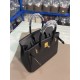 Hermes Birkin 25/30/35cm Bag Togo Leather In Black WAX High