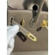 Hermes Birkin 25/30/35cm Bag Togo Leather In Etoupe WAX High