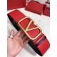 Valentino Reversible Belt 70MM Red/Black High