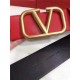 Valentino Reversible Belt 70MM Red/Black High