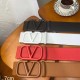 Valentino Reversible Belt 70MM Red/Black High