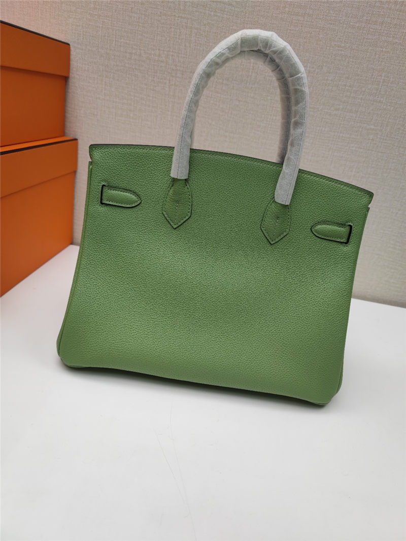 Hermes Birkin 25/30/35cm Bag Togo Leather In Vert Criquet Green WAX High