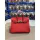 Hermes Birkin 25/30/35cm Bag Togo Leather In Rouge H WAX High