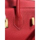 Hermes Birkin 25/30/35cm Bag Togo Leather In Rouge H WAX High