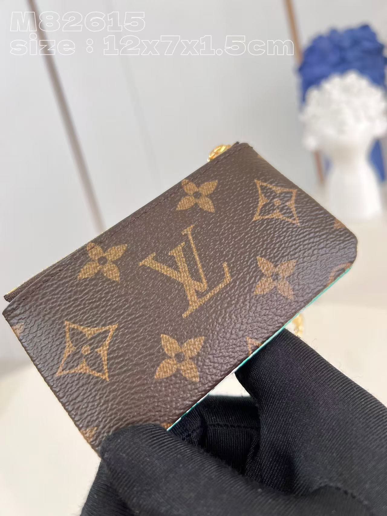 Louis Vuitton Key Pouch Vivienne Monogram Canvas M82615 High