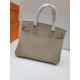 Hermes Birkin 25/30/35cm Bag Togo Leather In Gris Tourterelle WAX High